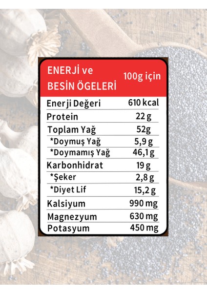 Afyon Meşhur %100 Doğal Kavrulmuş Siyah Haşhaş Ezmesi - 350 gr