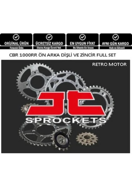 Cbr 1000RR Zincir ve Dişli Seti