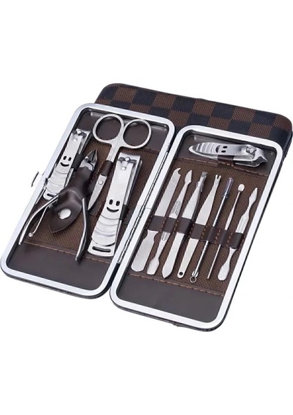 Manikür Pedikür Seti 13 Parça El Ayak Tırnak Bakımı Tırnak Makası Profesyonel Full Set fiyatları
