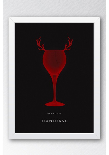 Hannibal Çerçeveli Tablo - Dizi Afişi Poster Tablo