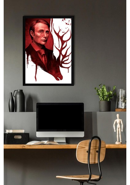 Hannibal Çerçeveli Tablo - Dizi Afişi Poster Tablo fiyatları