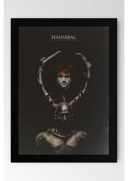 Hannibal Çerçeveli Tablo - Dizi Afişi Poster Tablo