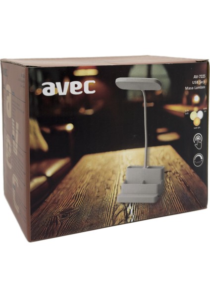AV-7225 USB Şarjlı Masa Lambası fırsatları