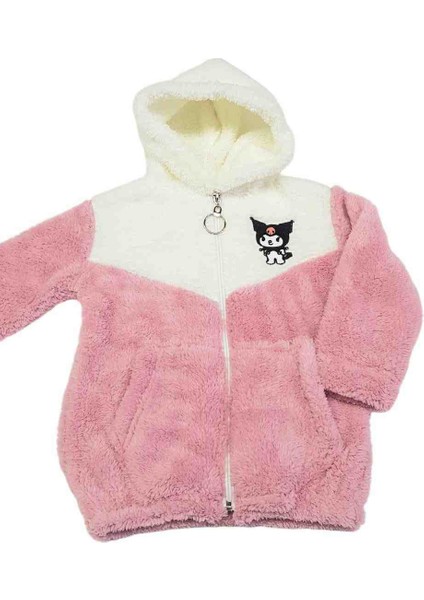 Kız Çocuk Kapşonlu Peluş Hırka fiyatları