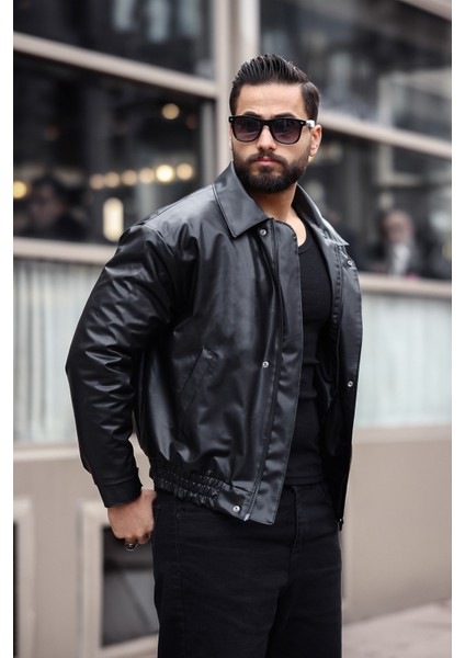 Vintage Erkek Siyah Deri Ceket fiyatları