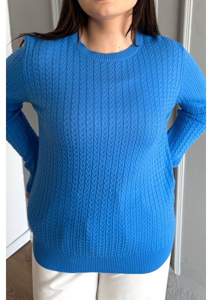 Kadın Burgu Triko Kazak 5484 fiyatları