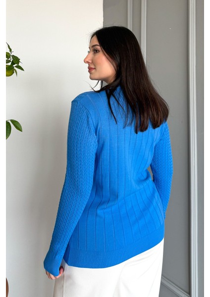 Kadın Burgu Triko Kazak 5484 fırsatları