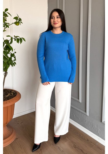 Kadın Burgu Triko Kazak 5484 indirimleri