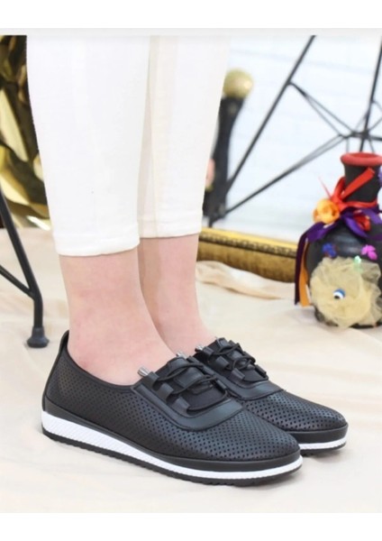 Ortopedik Tabanlı Günlük Yumuşak Kadın Cilt Ipli Delikli Babet Ayakkabı fiyatları