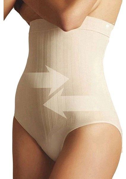 Karın ve Popo Toparlayıcı Dikişsiz Slip Korse 2477