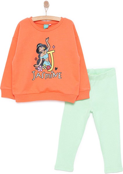 Prenscess Kız Sweatshirt - Tayt Kız Bebek