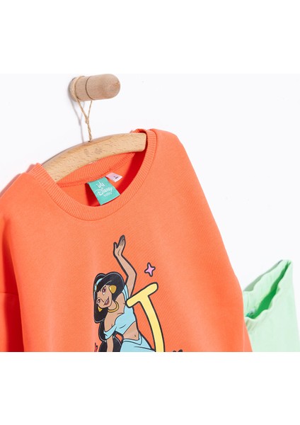 Prenscess Kız Sweatshirt - Tayt Kız Bebek