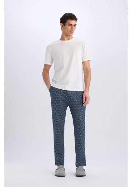 Regular Fit Desenli Cepli Pijama Altı E0507AX25SP