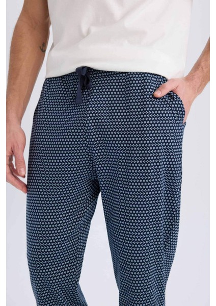 Regular Fit Desenli Cepli Pijama Altı E0507AX25SP