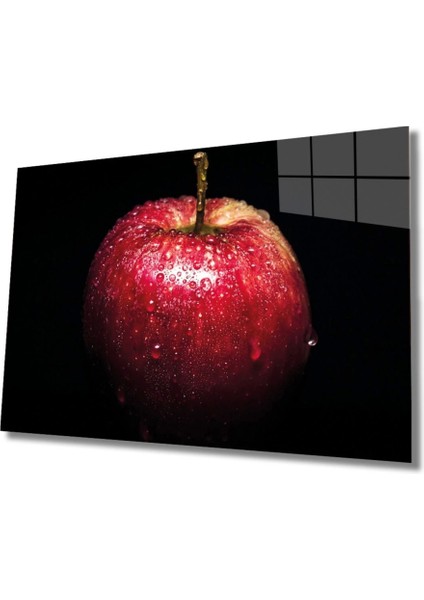 Meyveler Cam Tablo 4mm Dayanıklı Temperli Cam