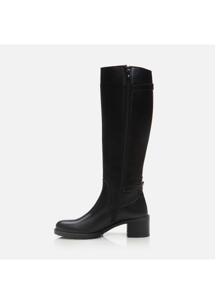 01CIH291910A100 Deri Siyah Kadın Çizme modelleri