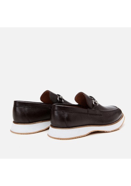 Masters 02AYH305240A480 Deri Kahve Erkek Loafer