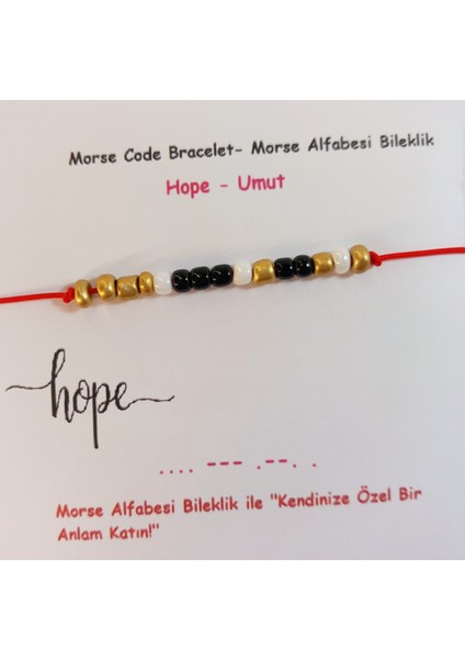 Hope Miyuki Mors Bileklik Bff Bileklik Sevgili/çift/arkadaş Bilekliği Best Friend Bileklikleri