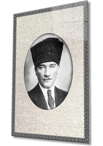 Atatürk Cam Tablo 4 mm Dayanıklı Temperli Cam