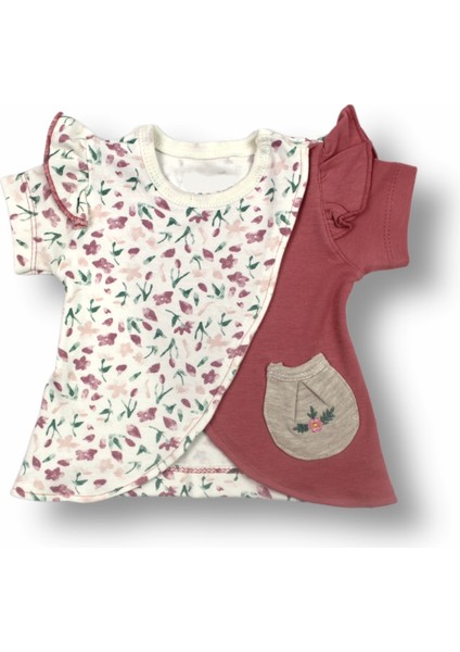 3-6 6-9 9-12 Ay Melek Kız Nakışlı Bandanalı Kısa Kollu Sweatli Şortlu 3lü Kız Bebek Takımı fiyatları