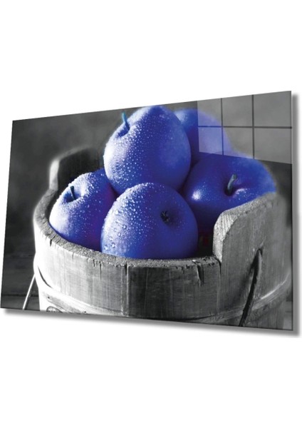 Meyveler Cam Tablo 4mm Dayanıklı Temperli Cam