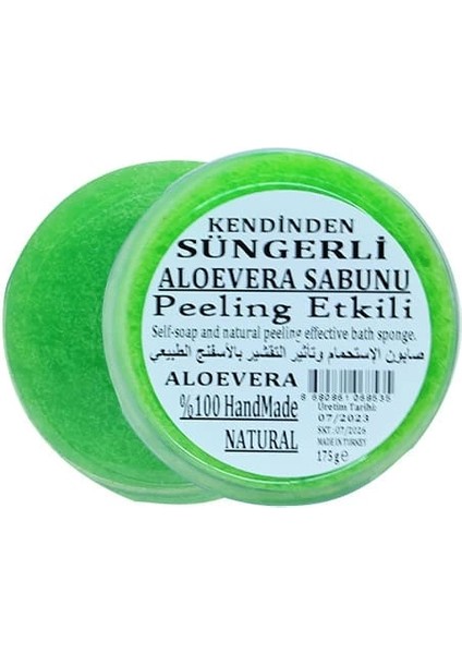 Süngerli Sabun Aloe Vera