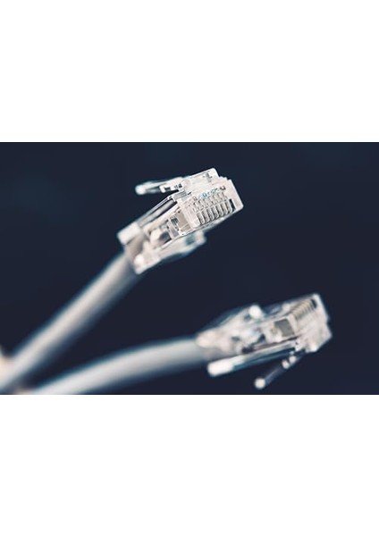 (300 Adet) 8P8C Konnektör Cat5 Cat6 RJ45 Yeni