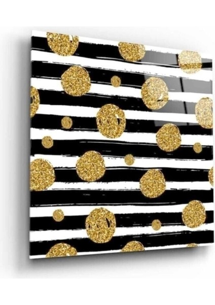 - Sarı Halkalar Cam Tablo 50 x 50 cm modelleri