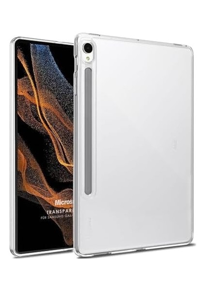 Samsung Galaxy Tab S9 Fe İçin Kılıf Transparent Soft Şeffaf