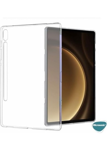 Samsung Galaxy Tab S9 Fe+ İçin Kılıf Transparent Soft Şeffaf