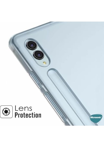 Samsung Galaxy Tab S9 Fe+ İçin Kılıf Transparent Soft Şeffaf
