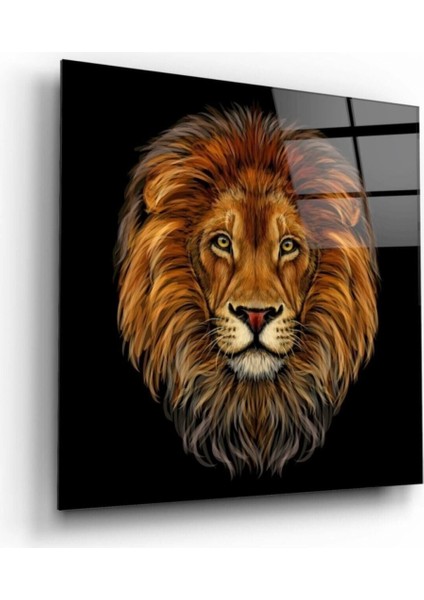 Aslan Cam Tablo