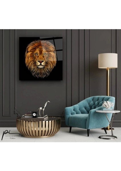 Aslan Cam Tablo