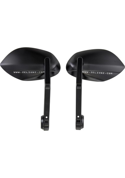 Vespa GTS-GTV-LX Gidon Aynası Oval *Siyah* TAKIM / ZELIONI