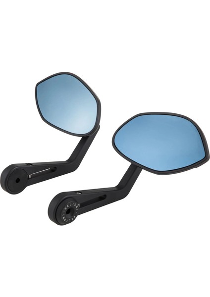 Vespa GTS-GTV-LX Gidon Aynası Oval *Siyah* TAKIM / ZELIONI