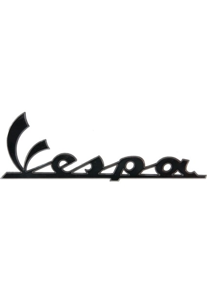 Vespa GTV ''Vespa'' Amblemi Sol Taraf *Mat Siyah* (2023- ) / PIAGGIO