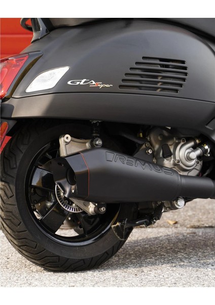 Vespa GTS-GTV 300 Egzoz Racing *Siyah* Euro 5 (2020- ) / REMUS