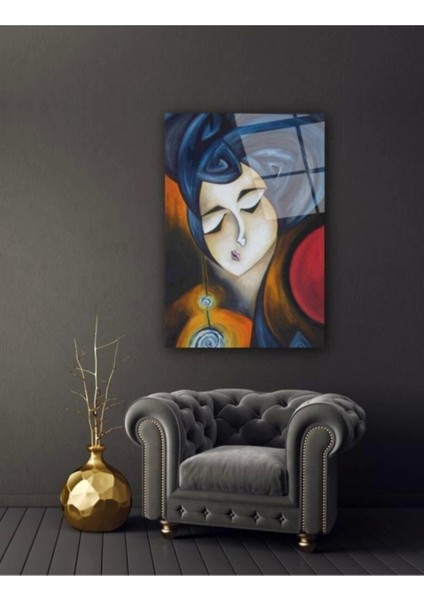 Marsilyan- Kadın Silüeti Cam Tablo modelleri