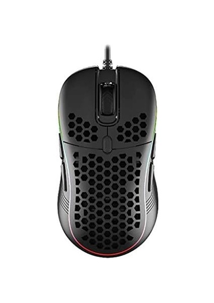 SMX-R85 Gentle 6400DPI Siyah Rgb Ledli Süper Hafif Makrolu Gaming Oyuncu Mouse