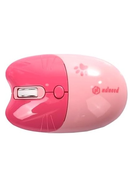 Sevimli Kedi Kablosuz Pembe Mouse Bluetooth + 2.4g Dual Mode
