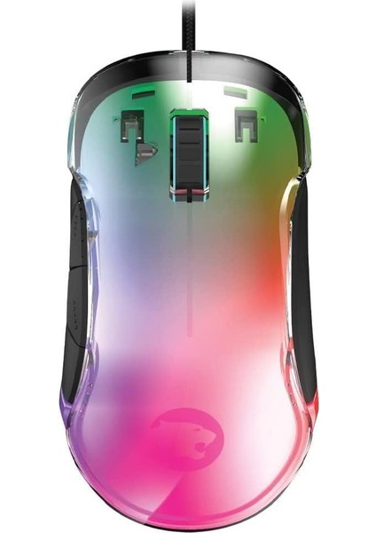 Translucent 10.000 Dpi Rgb Pro Gaming Oyuncu Mouse Macrolu