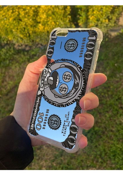 Apple iPhone 6 Plus Uyumlu Aynalı Dolar Desenli Darbe Kamera Korumalı Silikon Telefon Kılıfı fiyatları