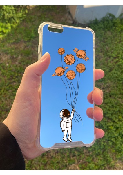 Apple iPhone 6 Plus Uyumlu Aynalı Asrtonot Desenli Darbe Kamera Korumalı Silikon Telefon Kılıfı modelleri