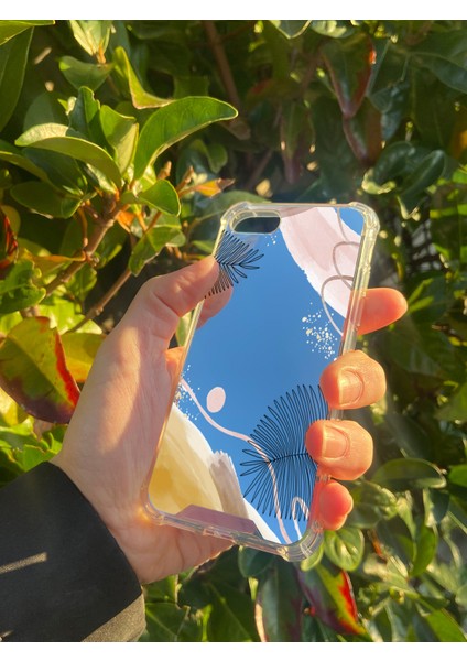 Apple iPhone 7 Uyumlu Aynalı Karışık Desenli Darbe Kamera Korumalı Silikon Telefon Kılıfı fiyatları