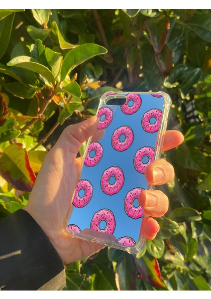 Apple iPhone Se Uyumlu Aynalı Donut Desenli Darbe Kamera Korumalı Silikon Telefon Kılıfı fiyatları