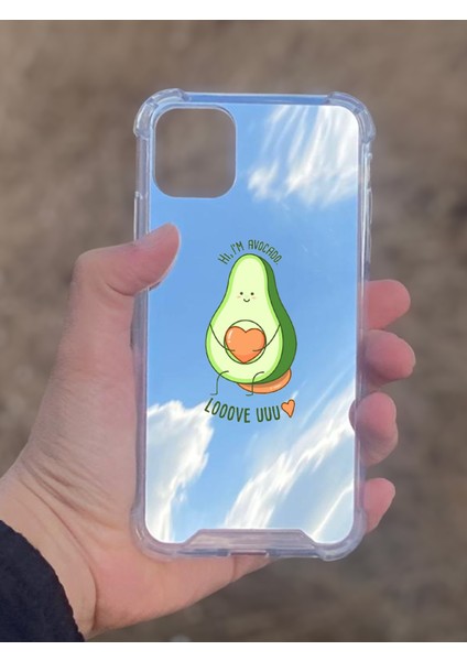 Apple iPhone 11 Uyumlu Aynalı Love You Desenli Darbe Kamera Korumalı Silikon Telefon Kılıfı