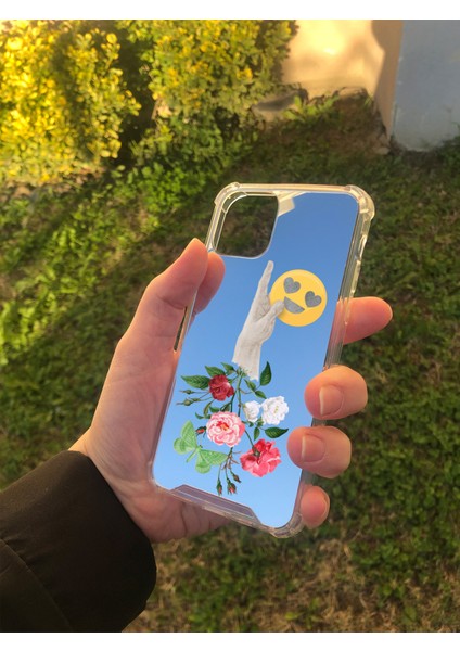 Apple iPhone 11 Pro Uyumlu Aynalı Emoji Desenli Darbe Kamera Korumalı Silikon Telefon Kılıfı fiyatları