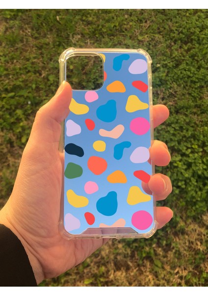 Apple iPhone 11 Pro Uyumlu Aynalı Benek Desenli Darbe Kamera Korumalı Silikon Telefon Kılıfı