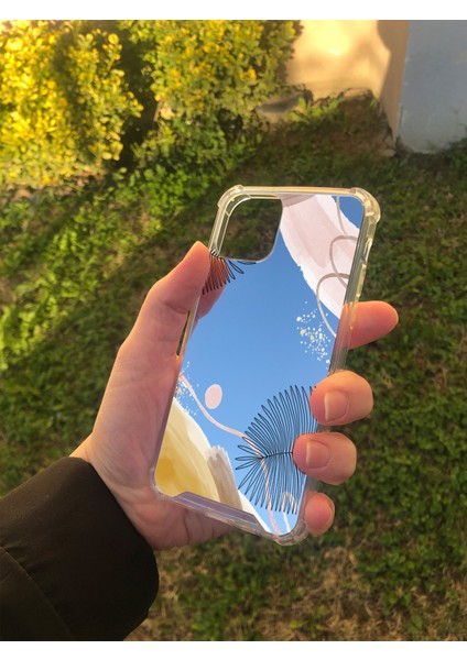 Apple iPhone 11 Pro Uyumlu Aynalı Karışık Desenli Darbe Kamera Korumalı Silikon Telefon Kılıfı fiyatları