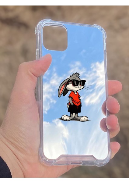 Apple iPhone 11 Uyumlu Aynalı Tavşan Desenli Darbe Kamera Korumalı Silikon Telefon Kılıfı fiyatları
